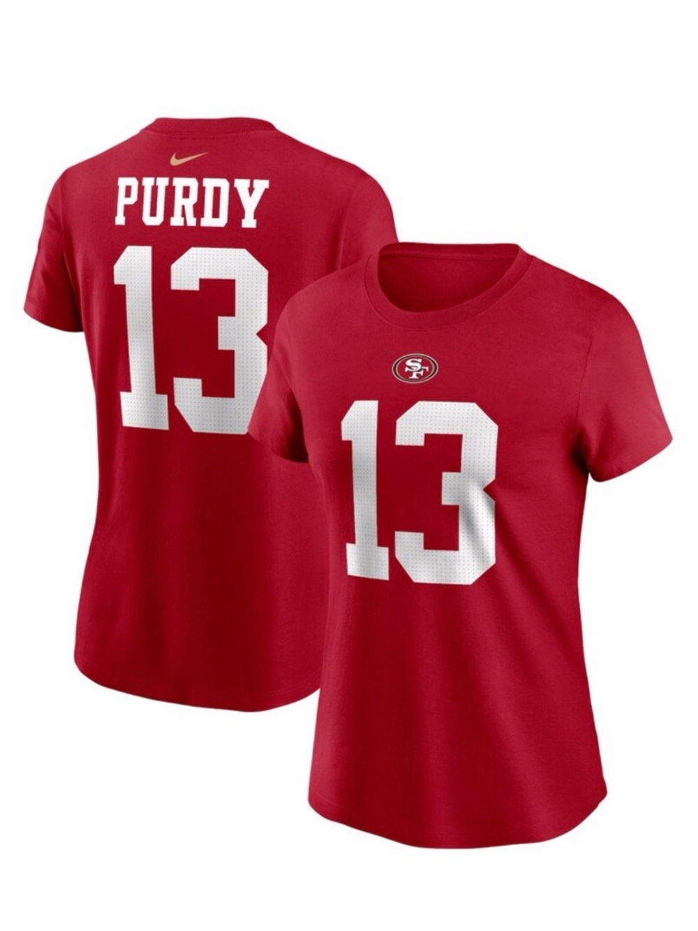 Nike San Francisco 49ers Brock Purdy Short-Sleeve Jersey T-Shirt Medium